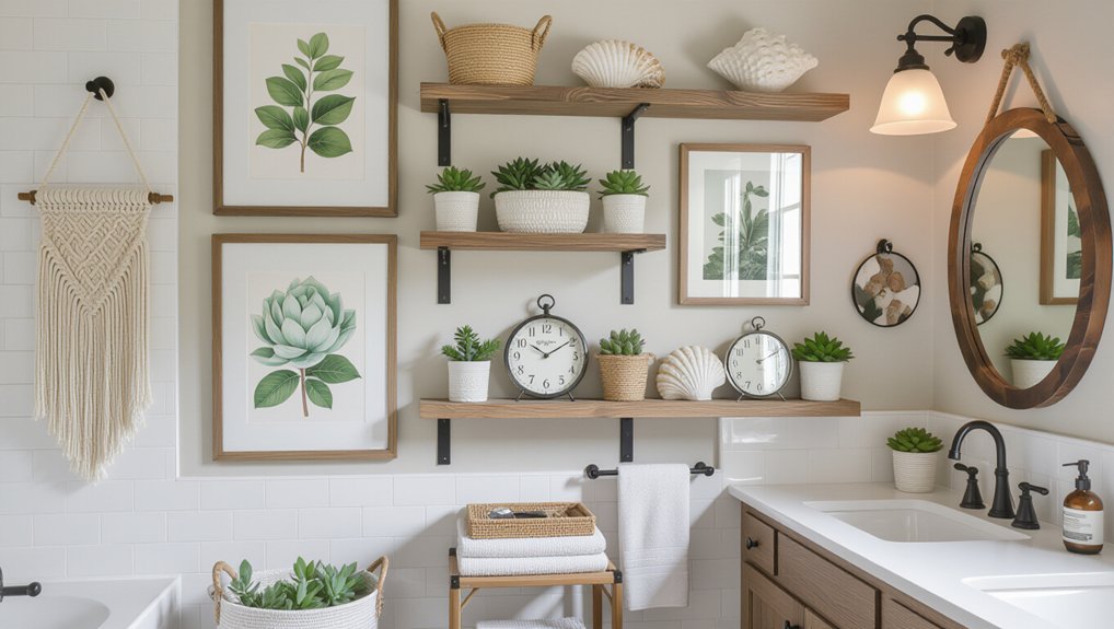 innovative bathroom wall designs