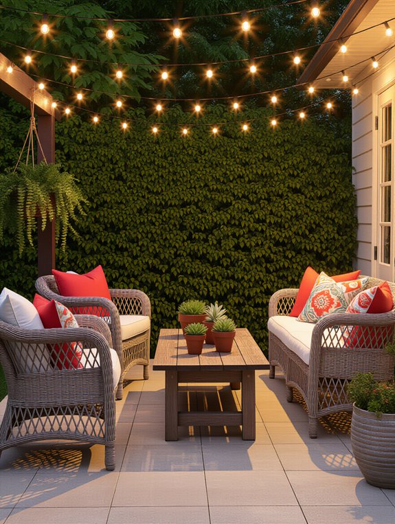 install weather resistant string lights