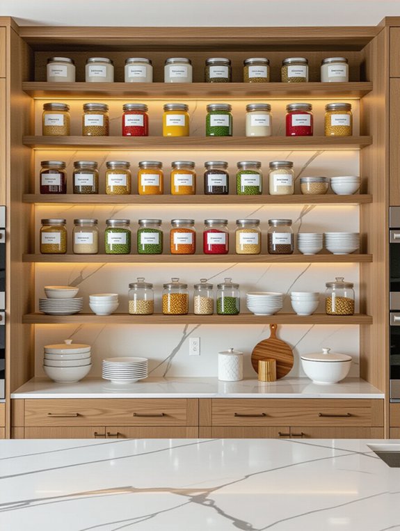 label kitchen items efficiently