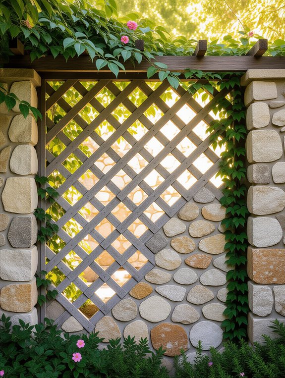 lattice stone wall benefits