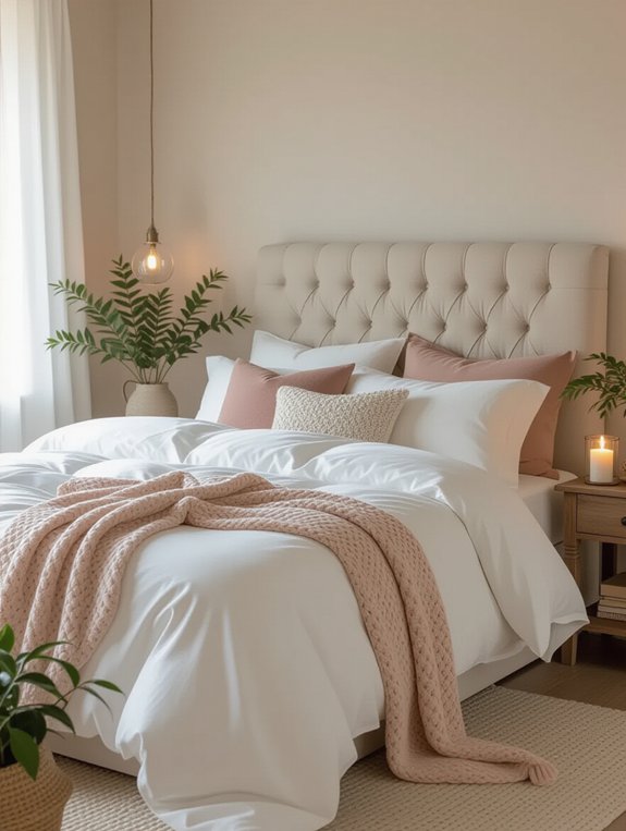 layered bedding for comfort