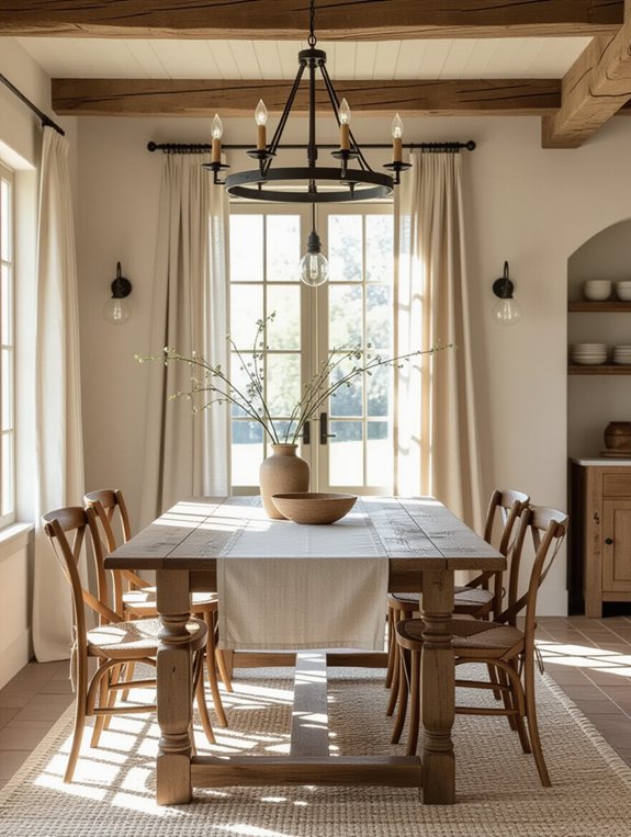 layered lighting enhances ambiance