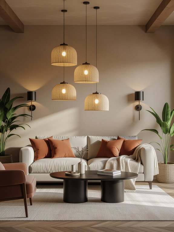 layered lighting enhances warmth