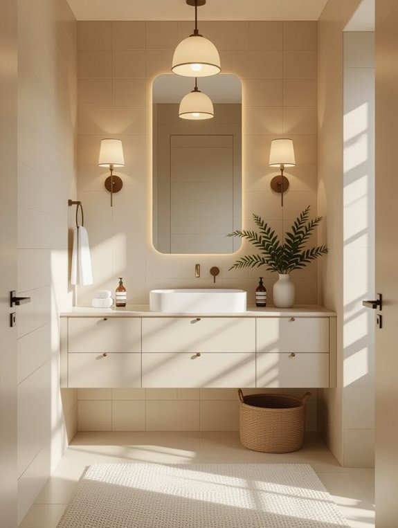 layered lighting for ambiance