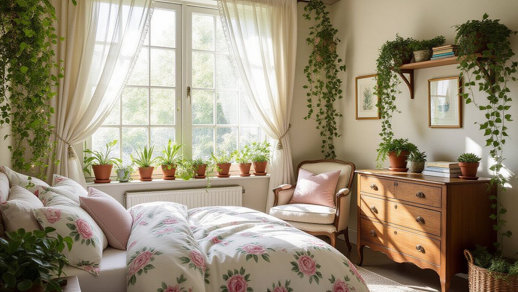 magical garden themed bedroom designs