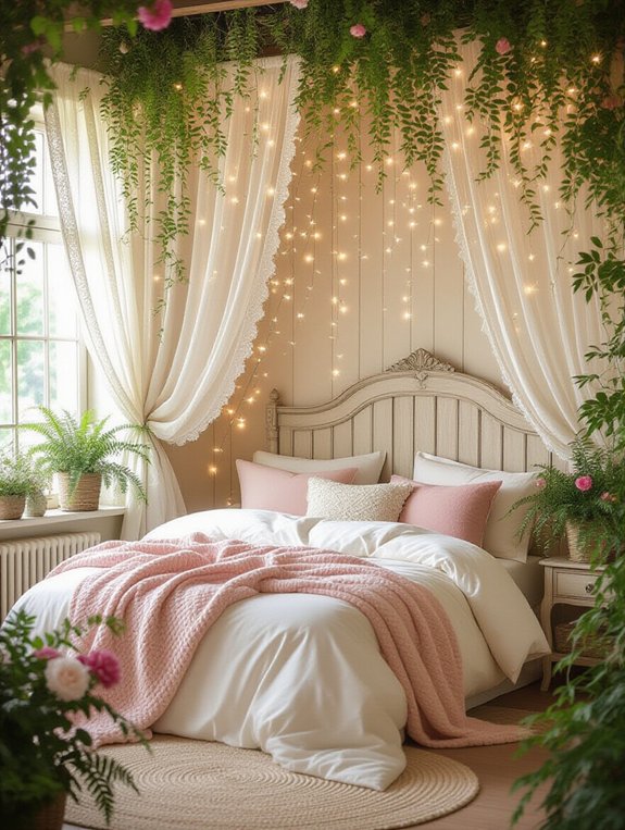 magical lights and greenery