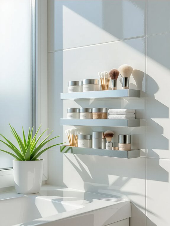 magnetic strips for organization