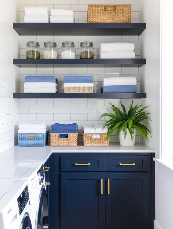 maximize laundry room storage
