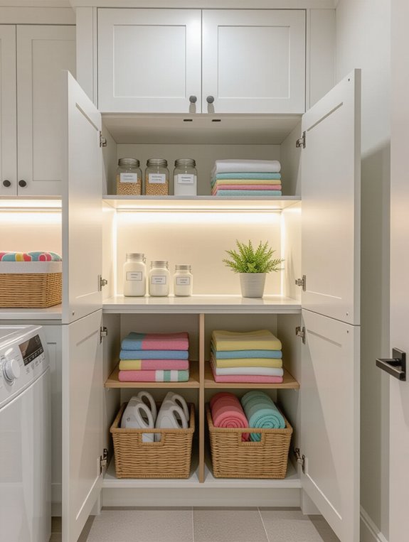 maximize laundry room storage