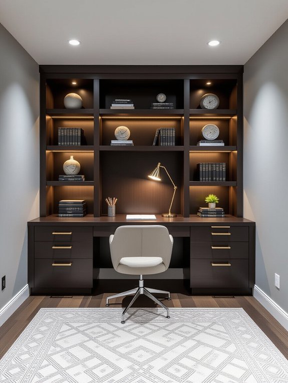 maximize organization with shelving