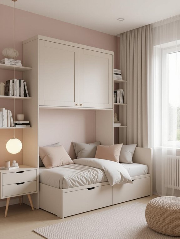 maximize small bedroom space