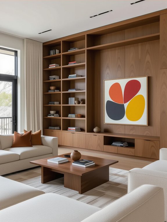 maximize space with shelving