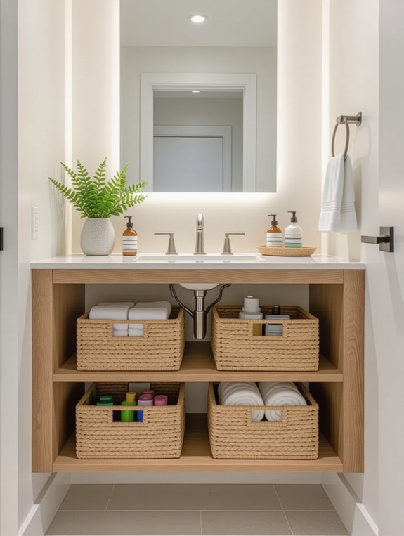 maximize under sink storage solutions