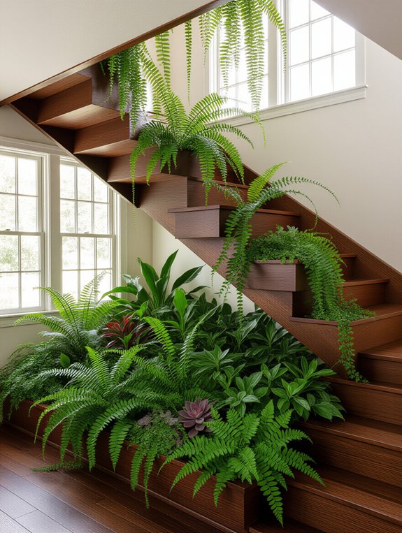 maximize vertical plant display