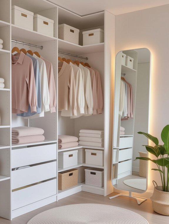 maximize vertical storage space