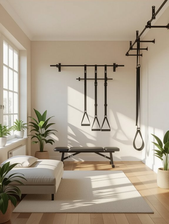 maximize vertical workout space