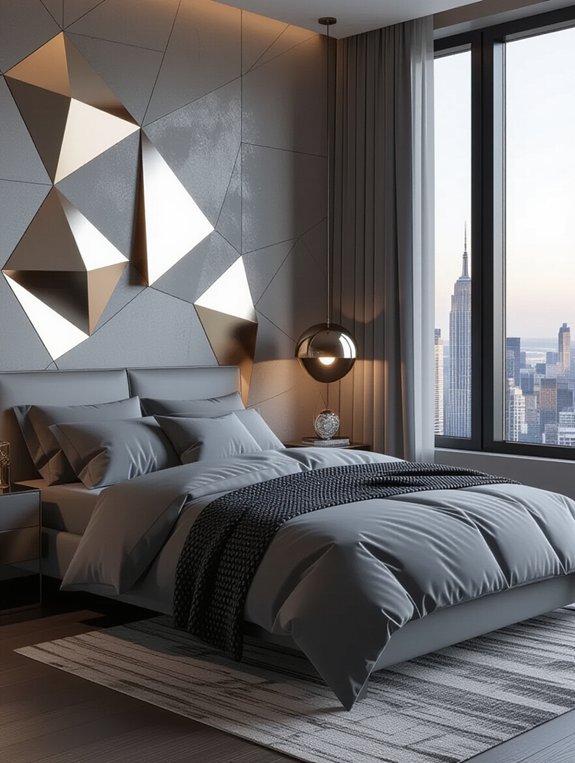 metallic accents for modernity