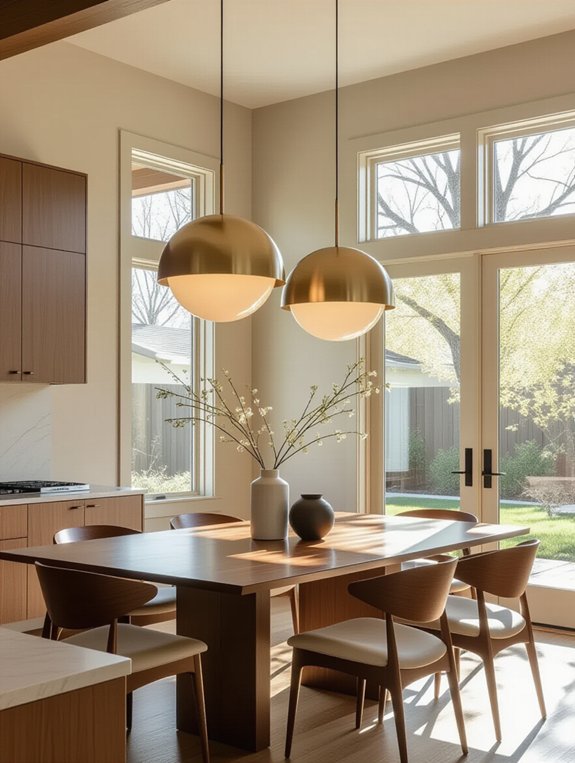 mid century modern pendant lighting