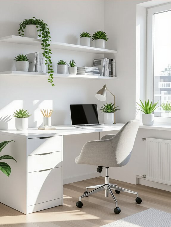 minimalist corner desk design