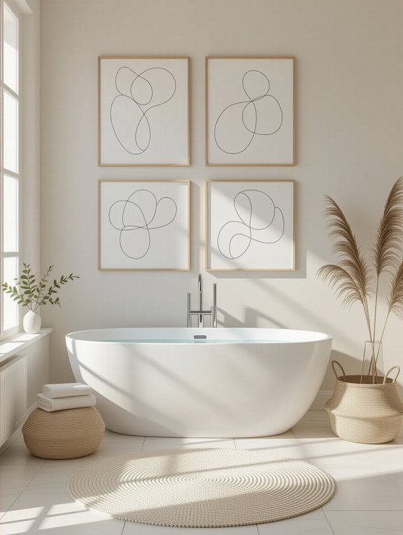 minimalist line drawing elegance