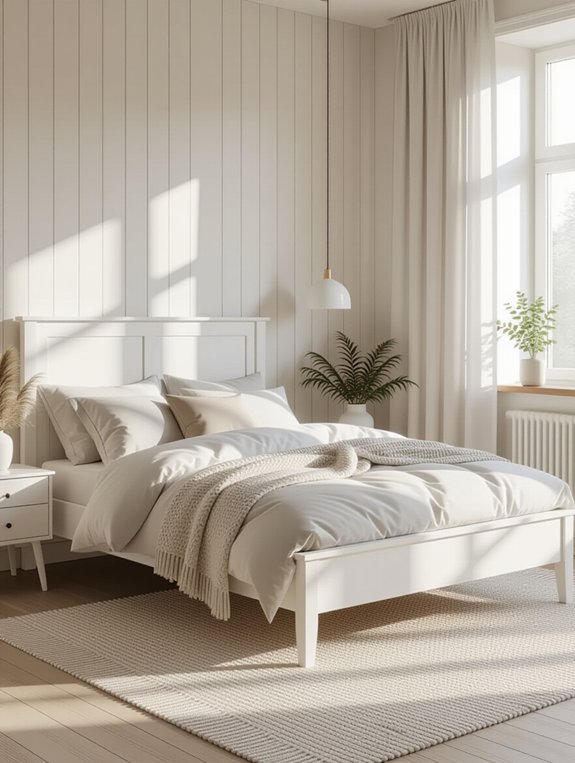 minimalist scandinavian bed frame