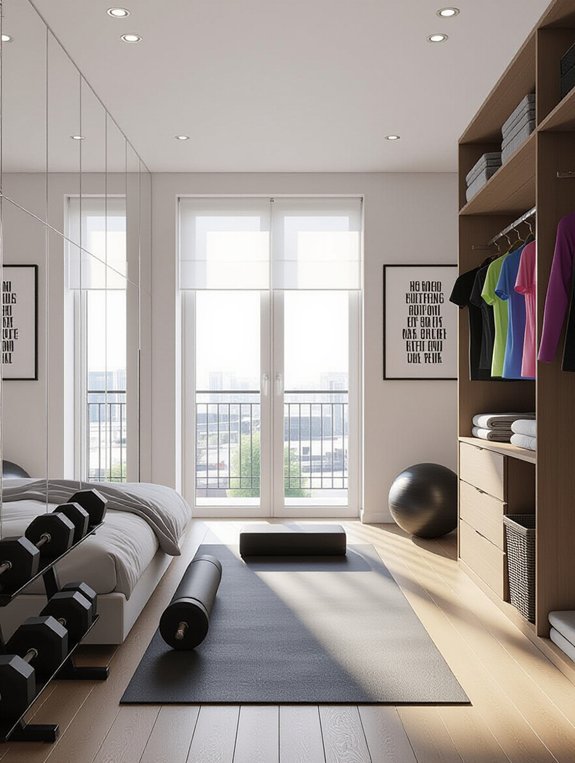 mirrors enhance workout motivation