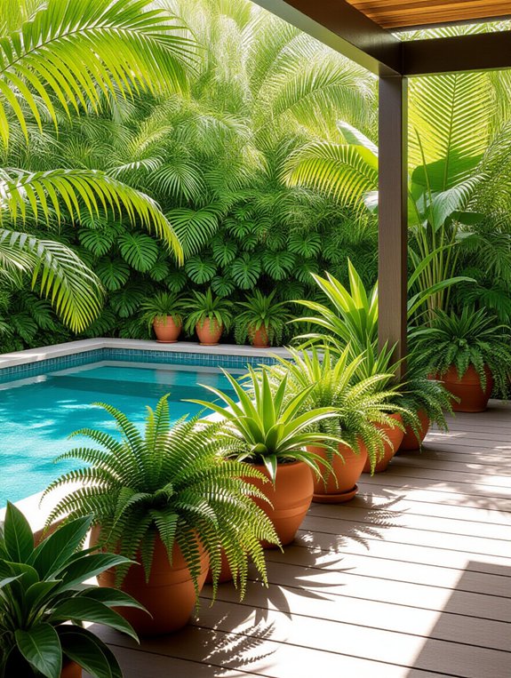 mixing plant textures creatively