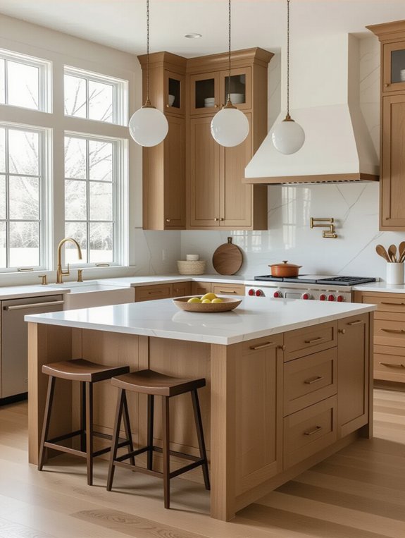 multifunctional contemporary kitchen centerpiece