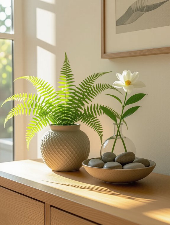 natural decor for tranquility