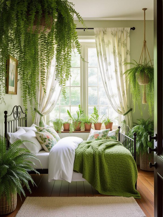 nature inspired bedroom tranquility