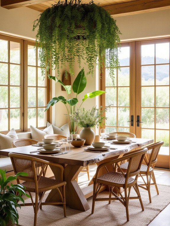 nature inspired calming atmosphere