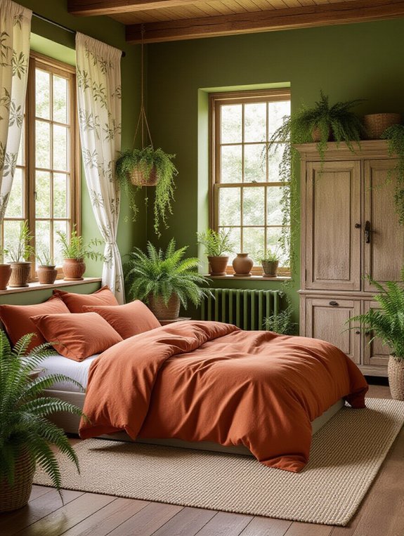 nature inspired calming palette