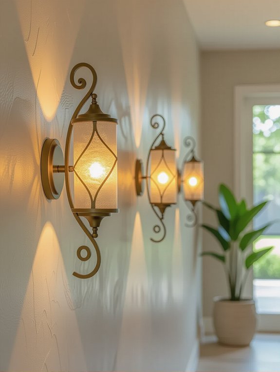 nature inspired calming sconces