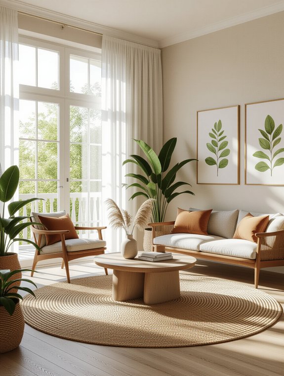nature inspired indoor decor