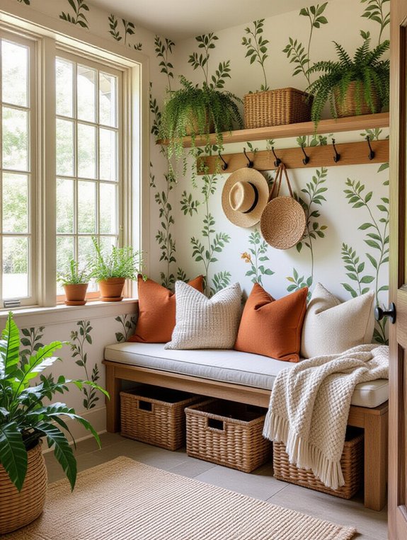 nature inspired organic entryway designs
