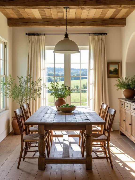 nature inspired rustic decor