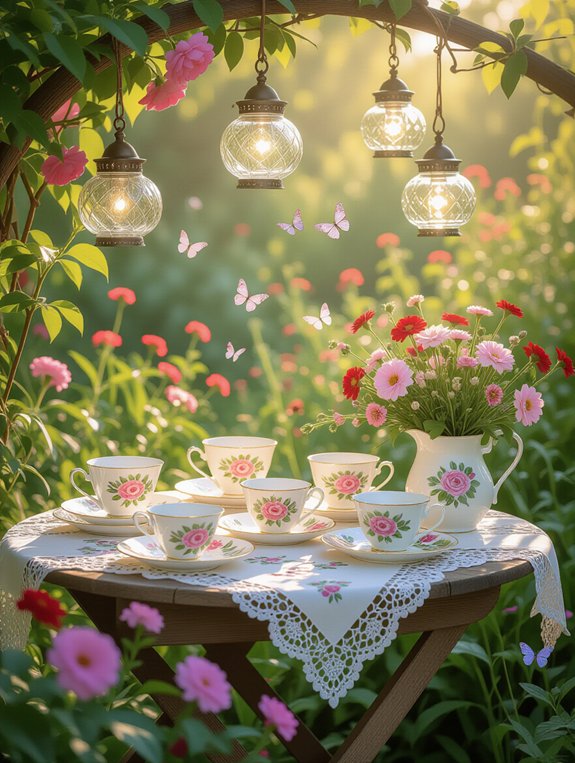 nature inspired rustic table settings