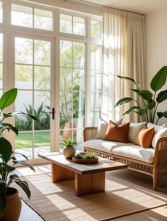 nature inspired sunroom retreat