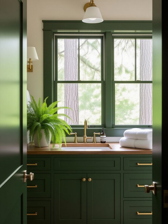 nature inspired tranquil bathroom retreat