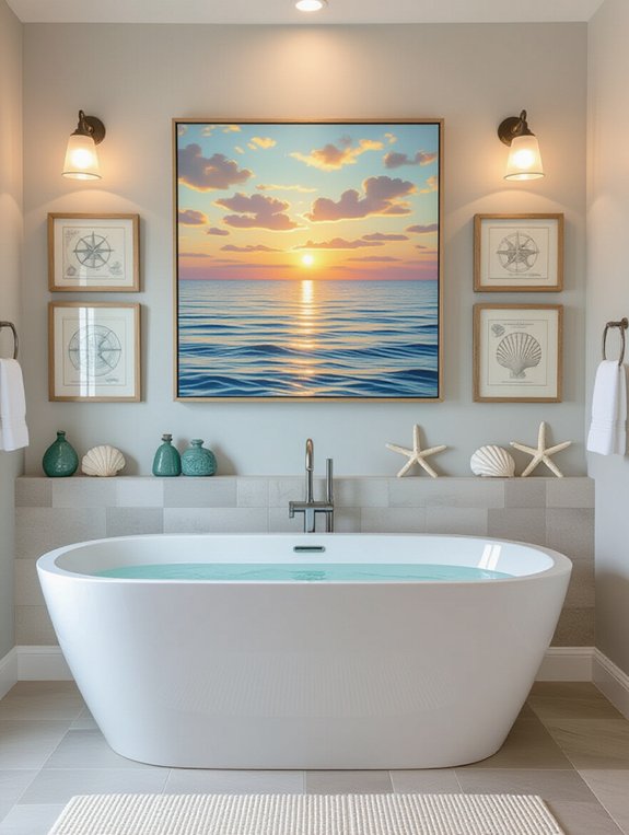 nautical bathroom wall decor
