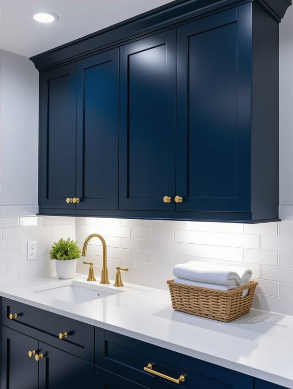 navy and gold elegance