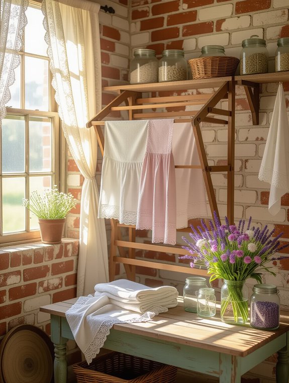 nostalgic space saving drying racks