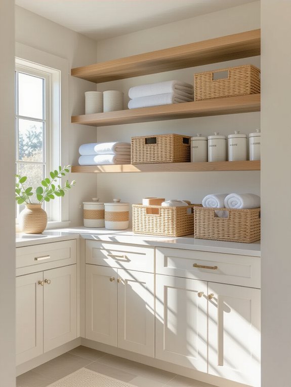 open shelving charm revealed