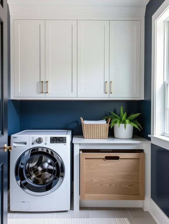 organized built in laundry solutions