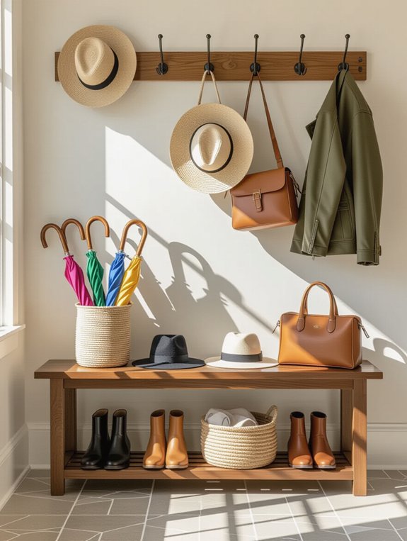 organized entryway essential caddy
