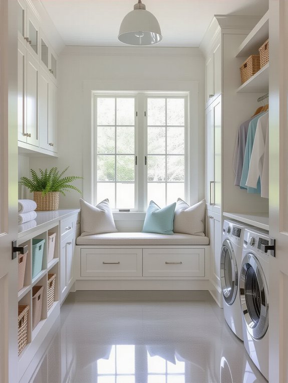 organized laundry sorting system