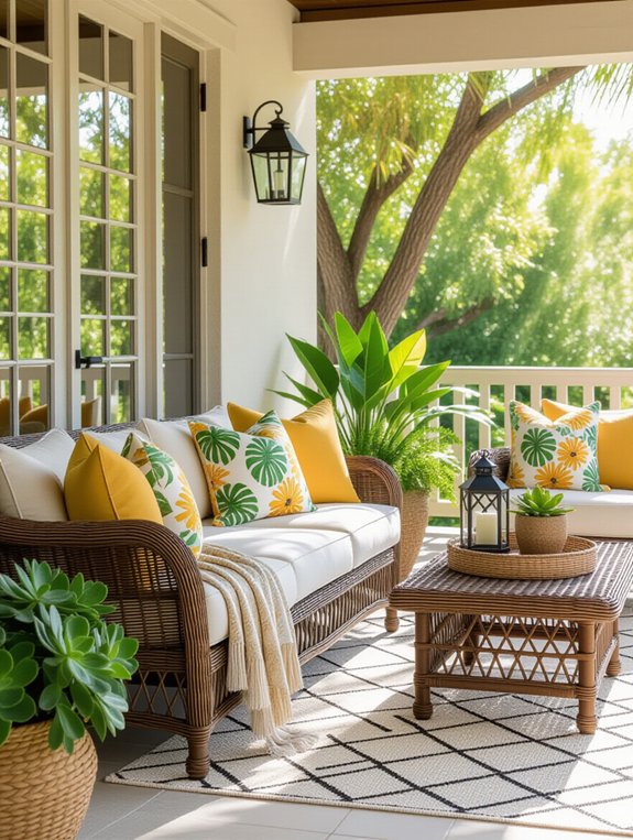 outdoor fabric enhances comfort