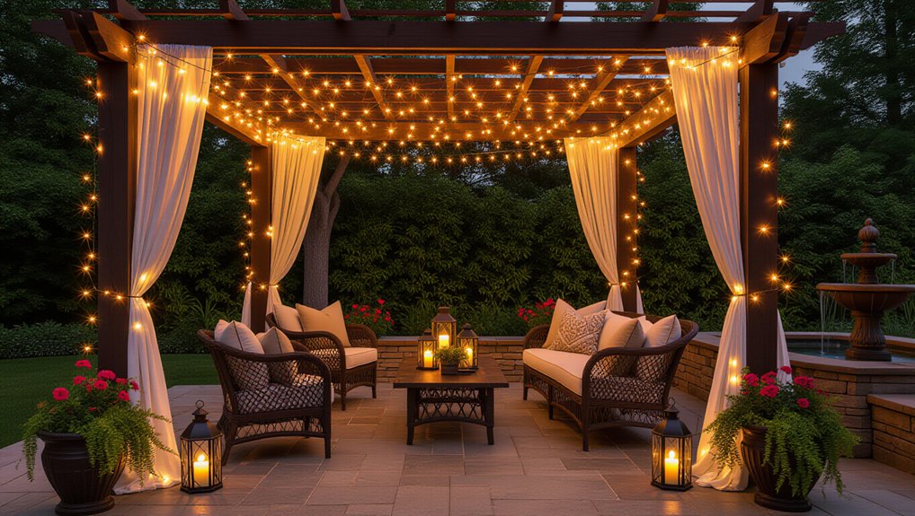 outdoor patio lighting ideas