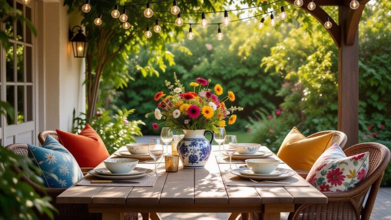 outdoor table decoration ideas