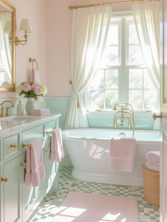 pastel hues for tranquility